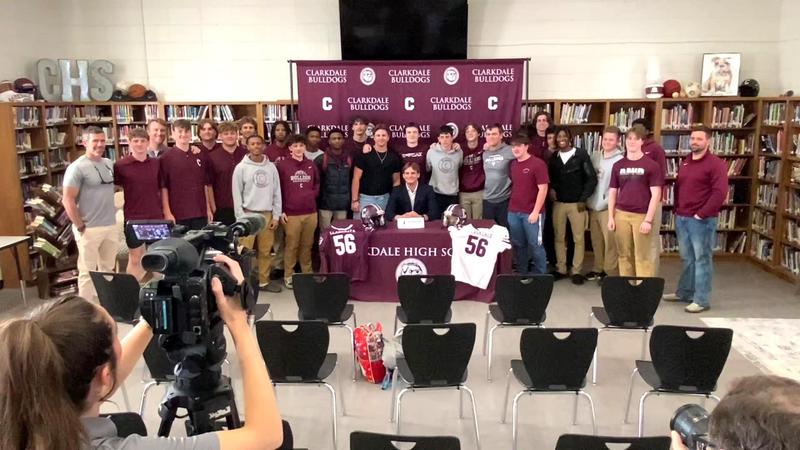 Clarkdale High Football Signing Day Group Picture
