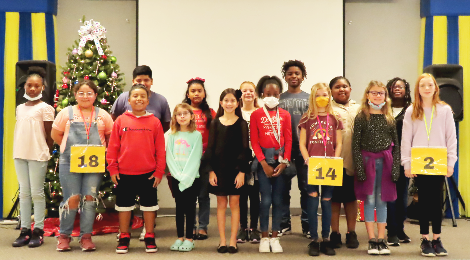 Spelling Bee Homeroom Winners