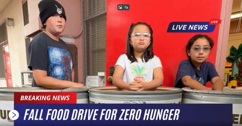 Fall Food Drive News Piece