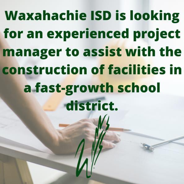 graphic describes WISD seeking project manager