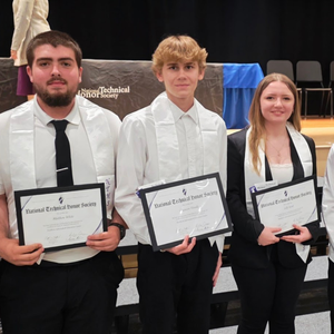 NTHS Students with certificates