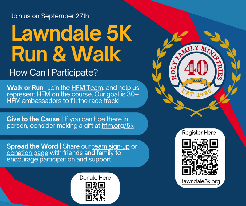 Ad for Lawndale 5k