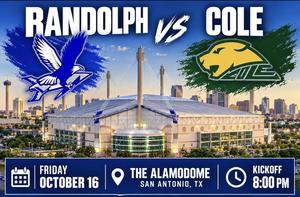 Randolph vs Cole Game Flyer