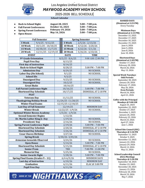 School Calendar