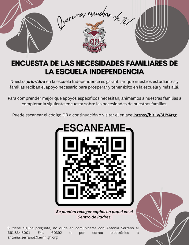 Family Needs Survey - Spanish