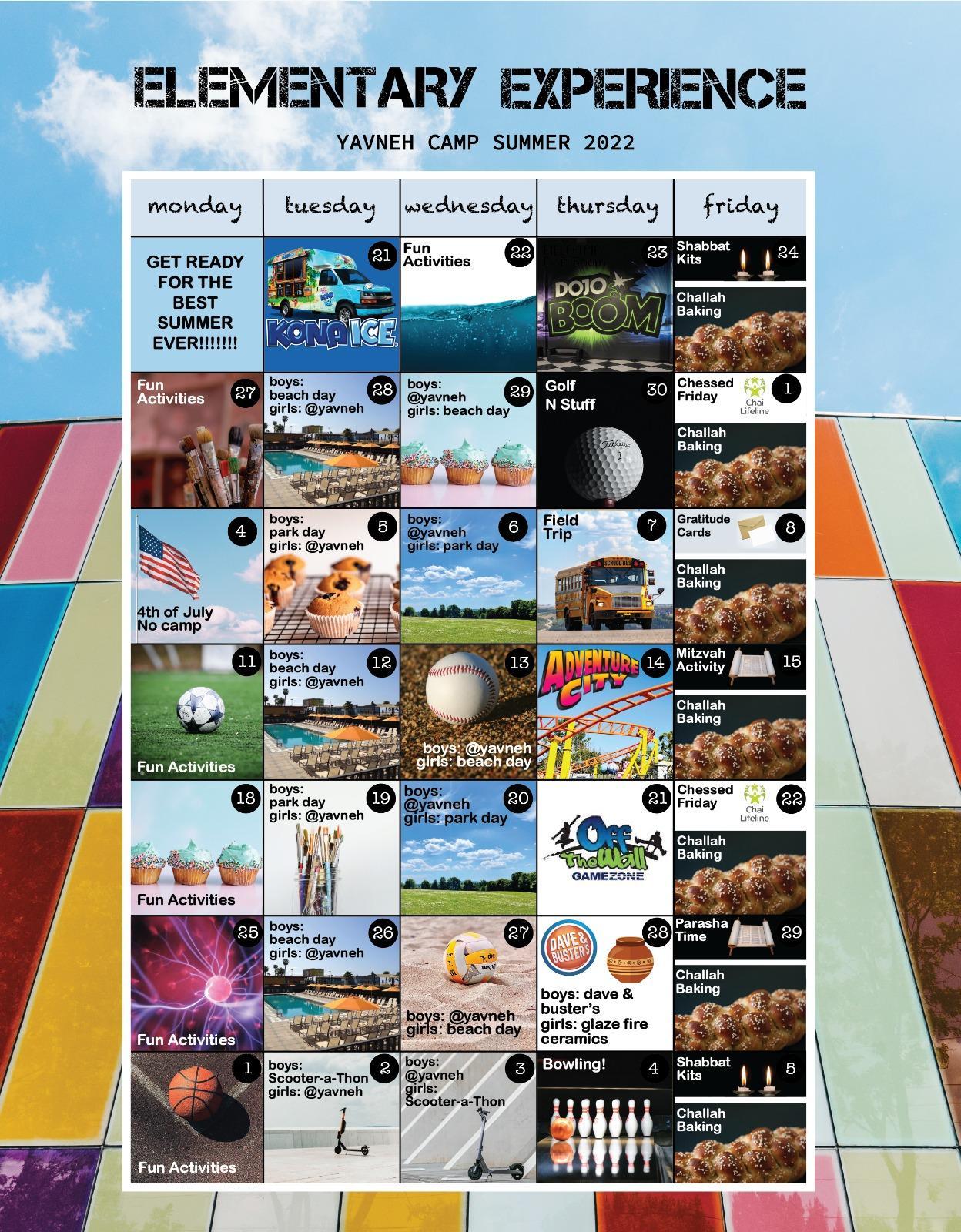 Camp Yavneh 2022 Camp Yeshivat Yavneh