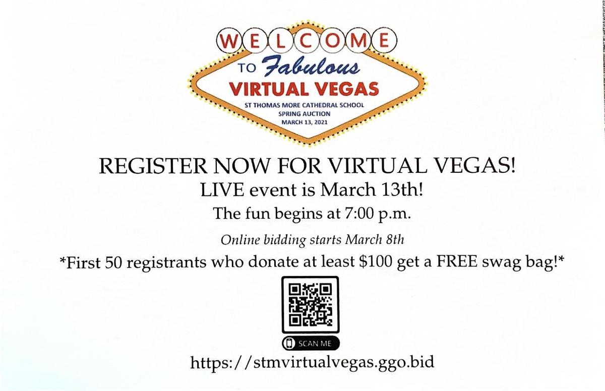 Virtual Vegas Auction Invitation