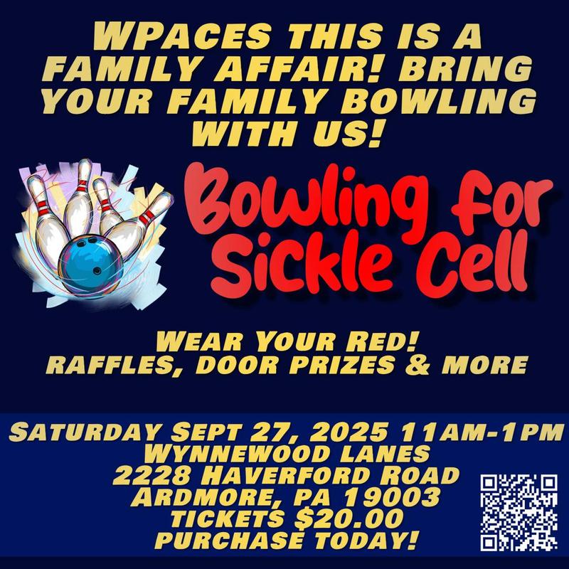 Bowling for a Cause: WPACES Family Bowling Day for Sickle Cell Awareness 🎳❤️