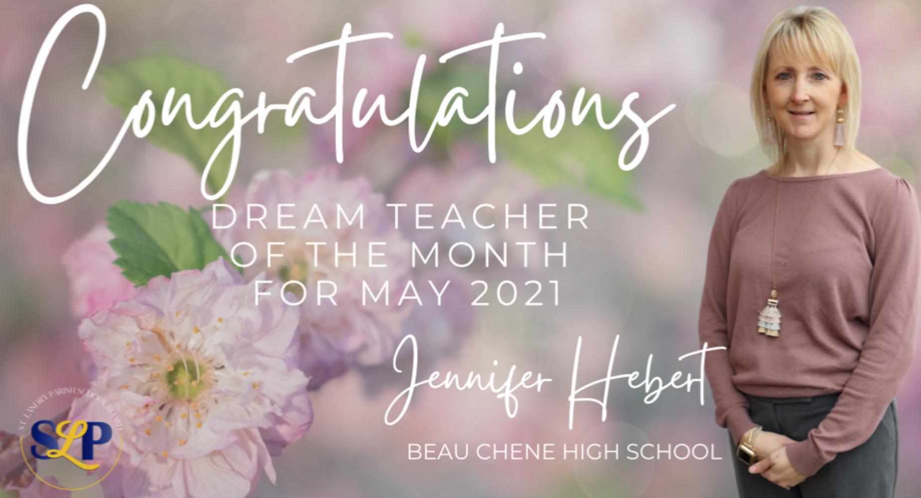 Congratulation to Mrs. Jennifer Hebert - Dream Teachers