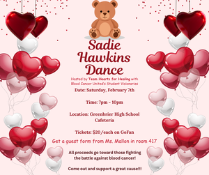 Sadie Hawkins Dance February 7th