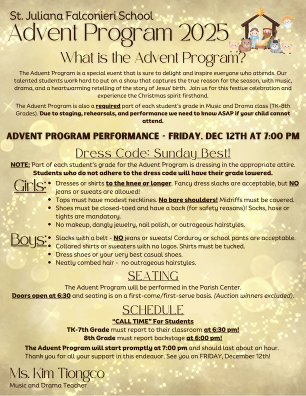 Advent Program Featured Photo