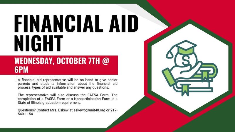 Financial Aid Night October 7 at 6pm