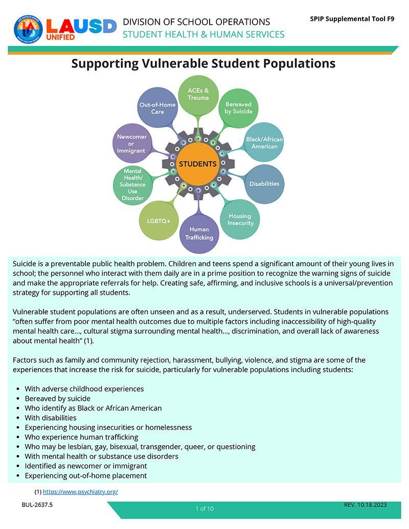 Suicide Awareness & Prevention Resources – Resources – School Mental Health