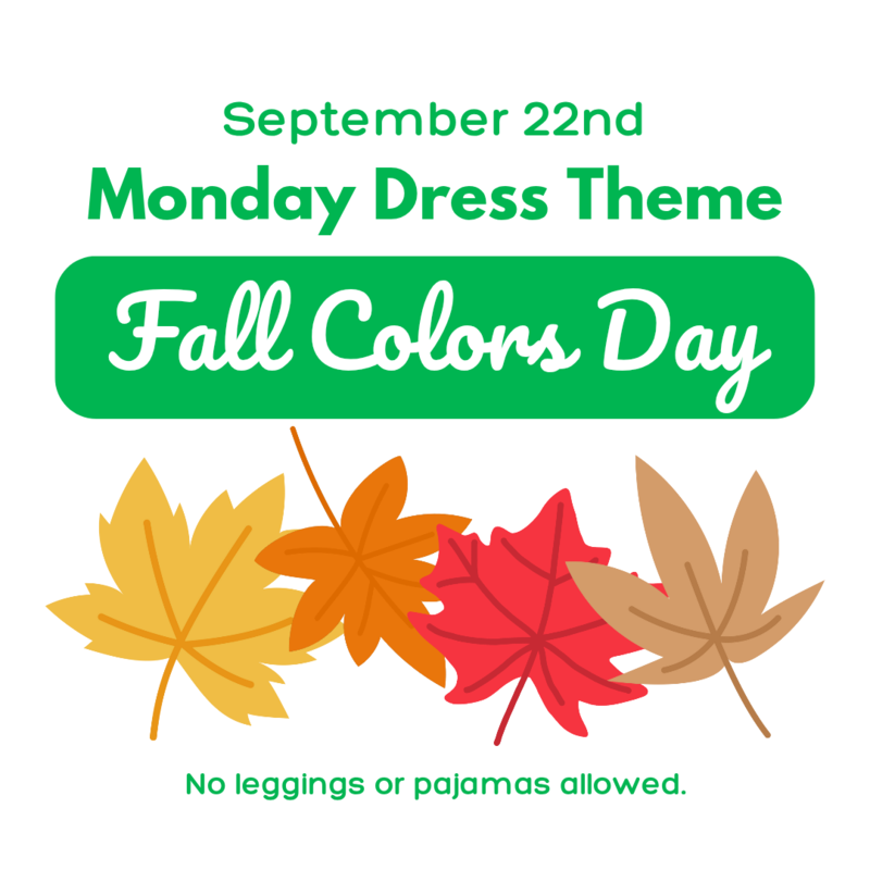 September 22 Monday Dress Theme - 