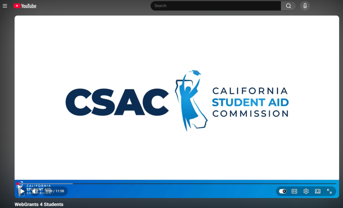 WebGrants 4 Students Presentation Video Graphic