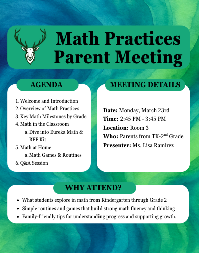 parent meeting flyer
