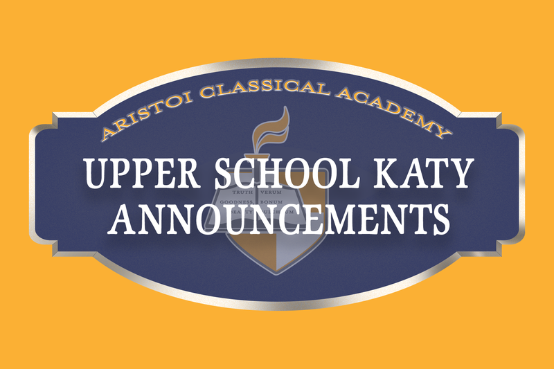 Upper School Weekly Announcements, November 28, 2022 Featured Photo