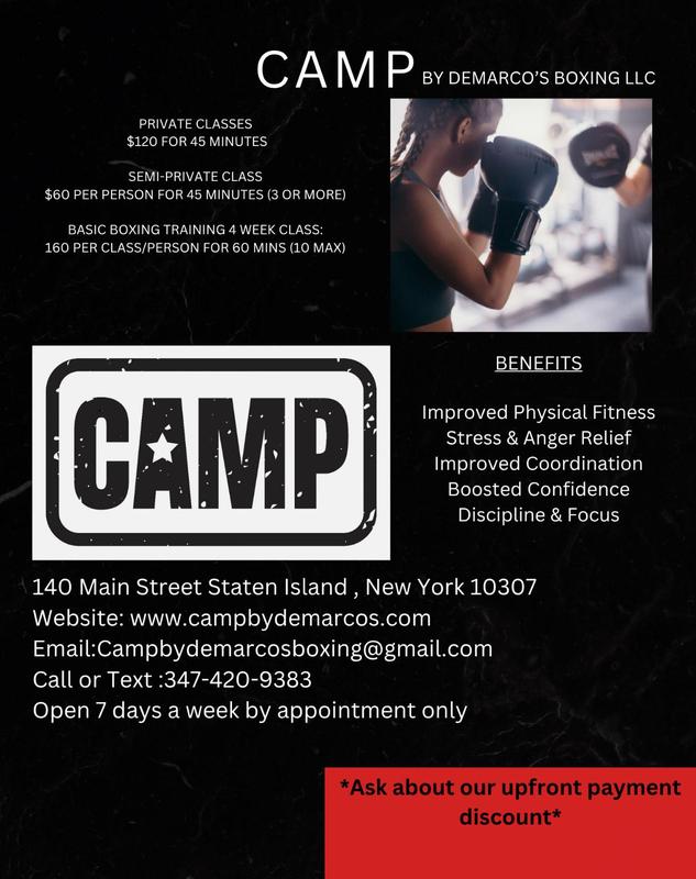 CAMP BY DEMARCO'S BOXING LLC