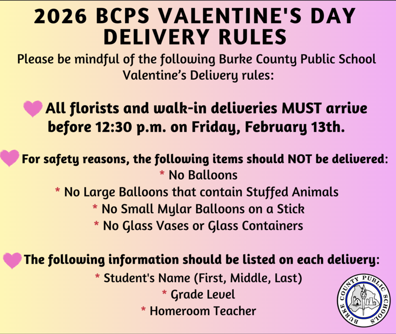 VALENTINE DELIVERY RULES