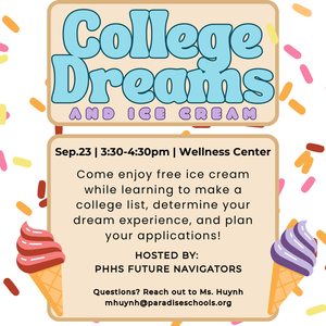 flyer with event information