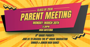 8th Grade Parent Meeting