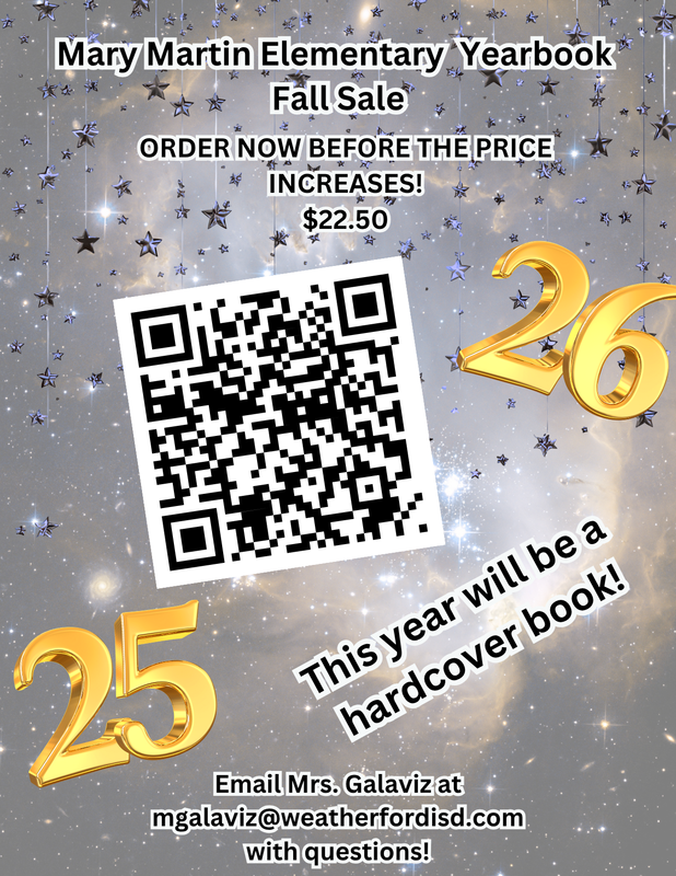 Yearbook Fall Sale