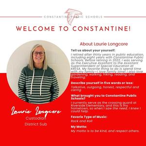 Laurie Longcore About Me Flyer