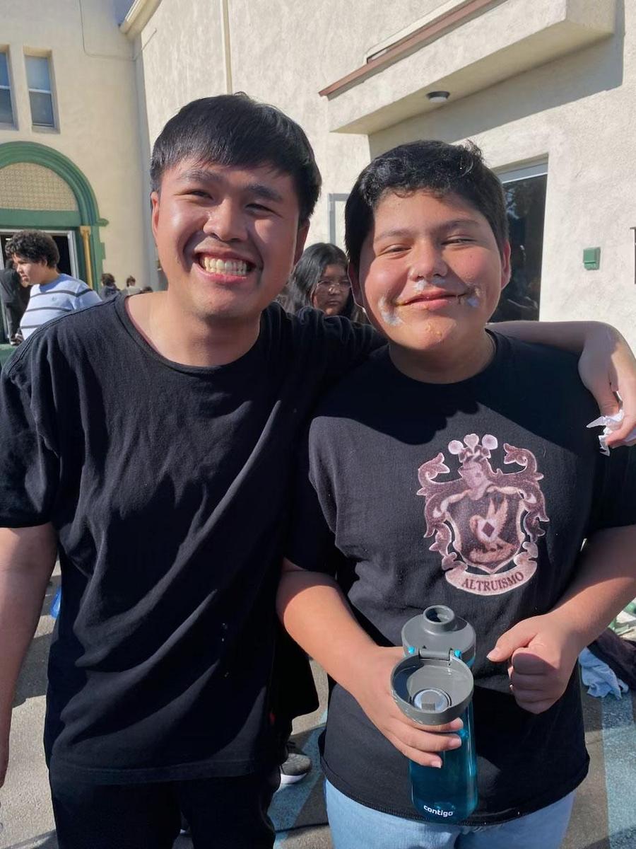 House Altruismo joins the Pie Eating Contest!