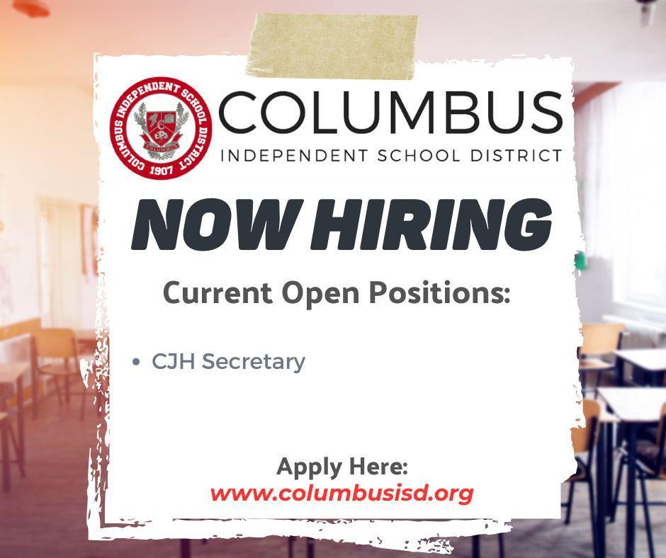 Human Resources Human Resources Columbus Independent School District