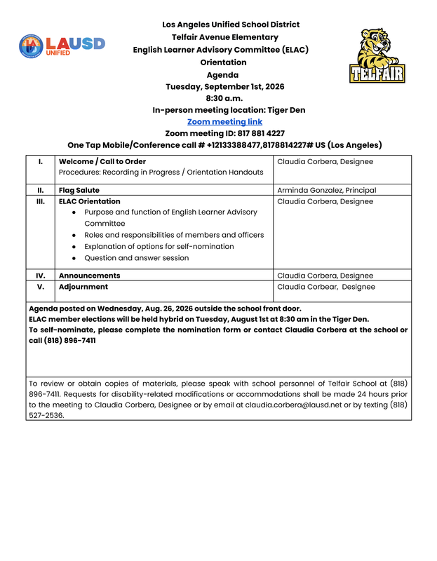 ELAC & SSC Parent Orientation Agenda PNG file