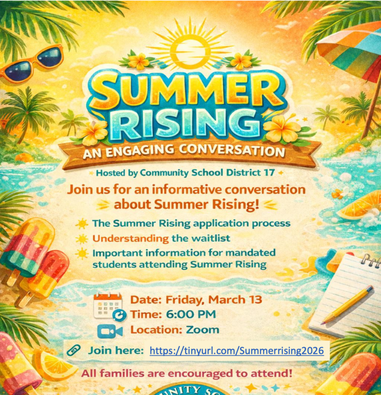 Summer Rising Information