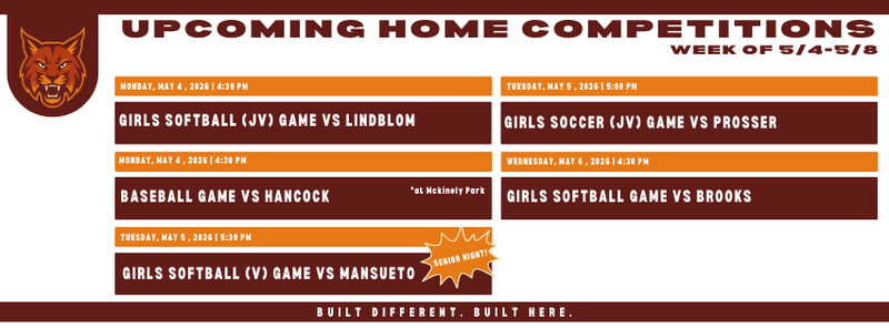Upcoming Home Games Featured Photo