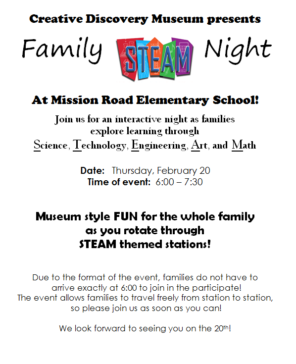 Family Steam Night! Featured Photo