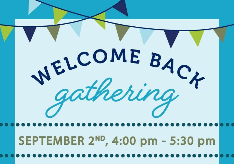 welcome back gathering september 2