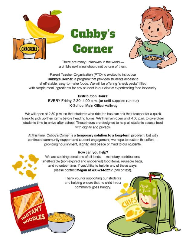 Cubby Corner Flyer