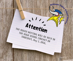 May 7th Board Meeting Location change