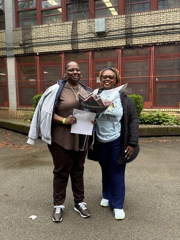 Bouquet of flowers for our secretary