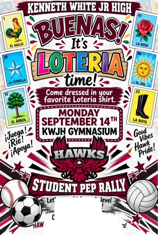 PEP RALLY! Show your Hawk Pride Monday September 14th Featured Photo