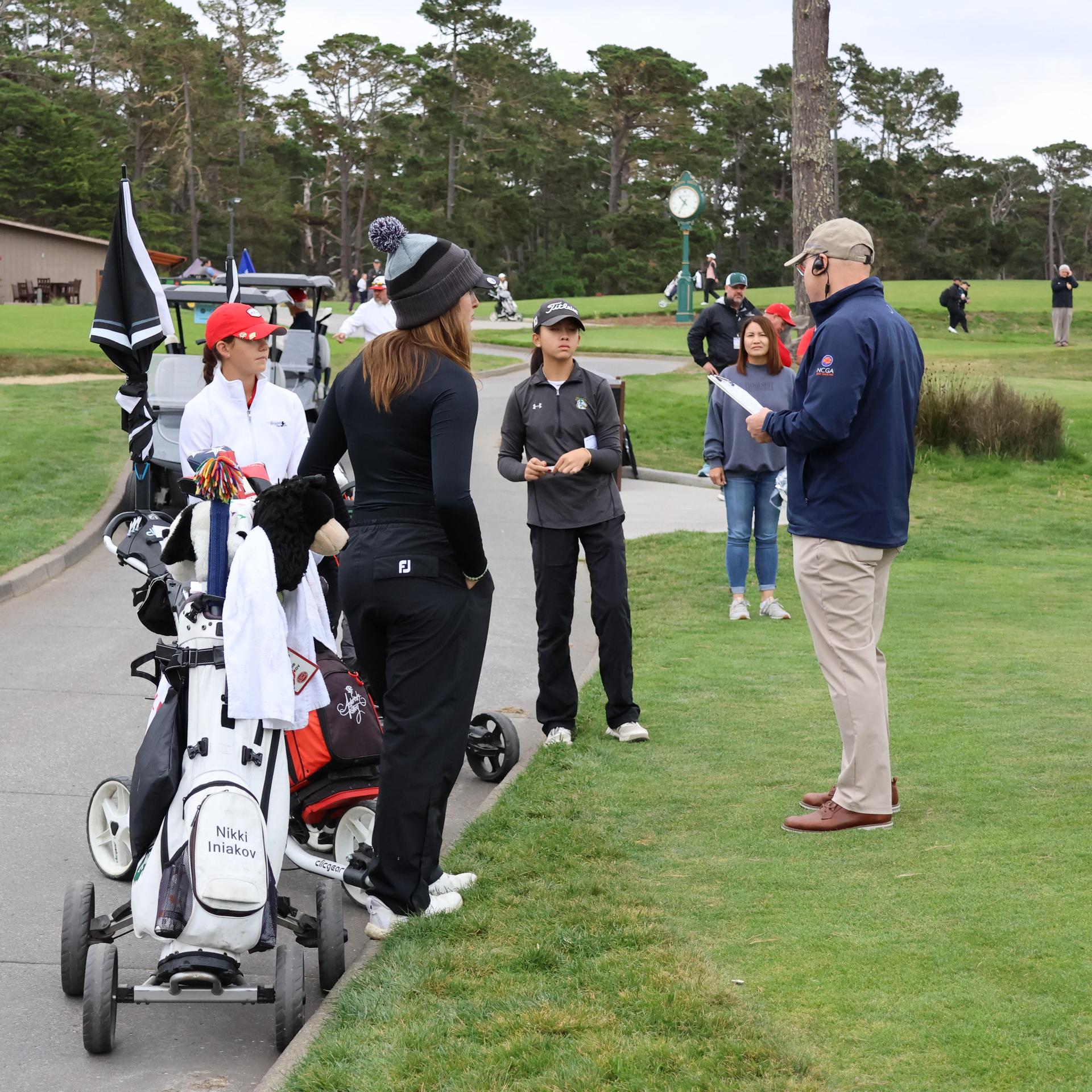 asterisk talley playing golf at poppy hills