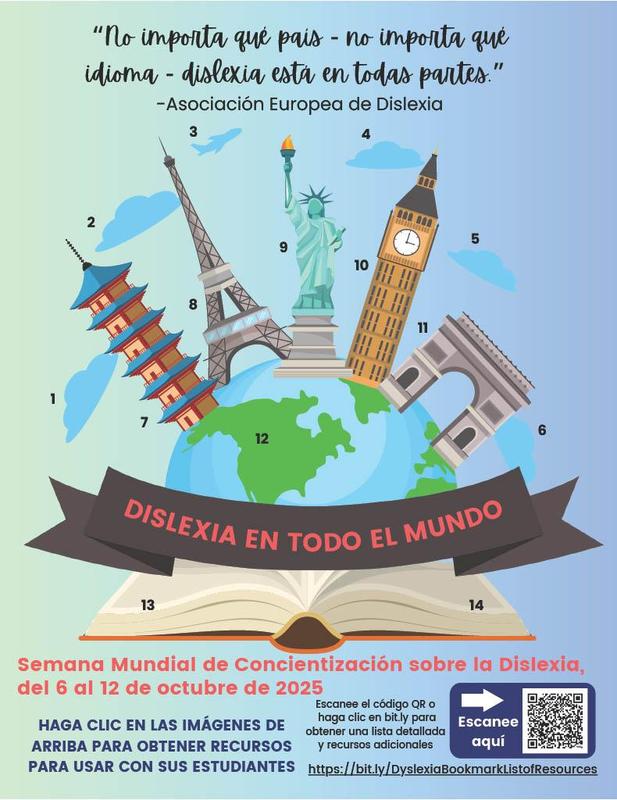 Dyslexia Around the World Flyer - Spanish