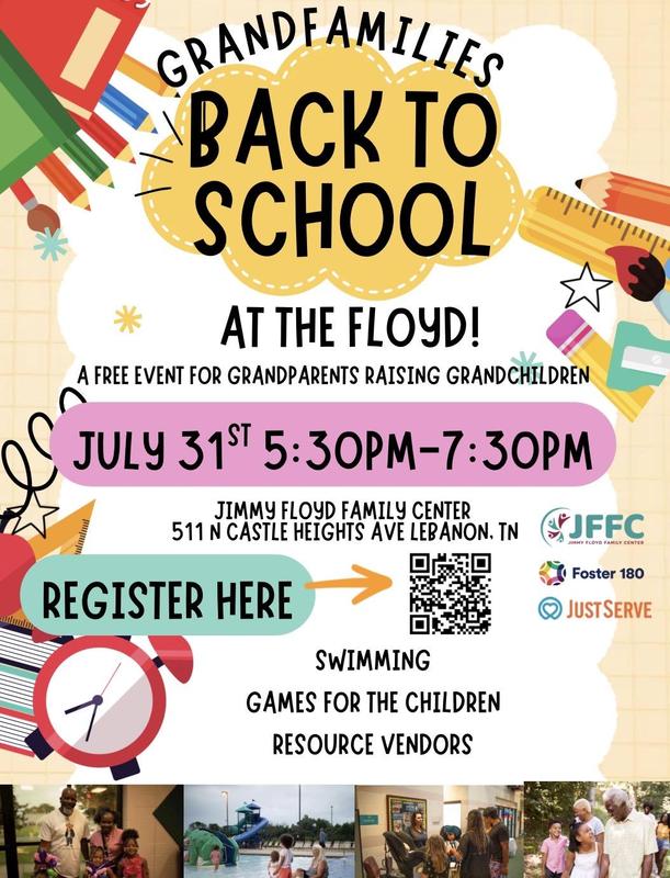 Back to School Event Flyer with bright colors