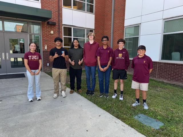 The members of the TJCA Academic Team.