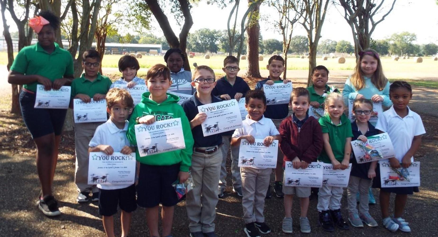 Student of the Week October 7 -11, 2019