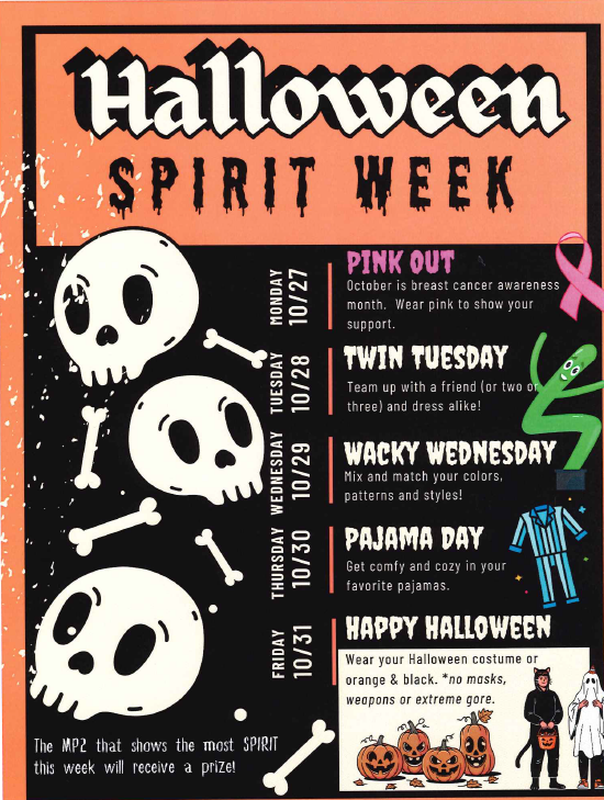 Halloween Spirit Week