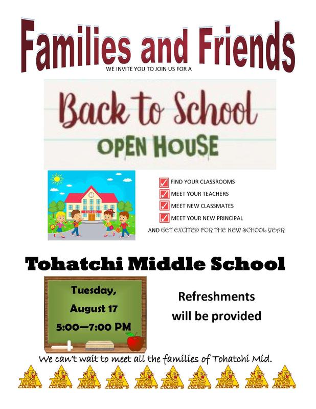 Tohatchi Middle School Open House