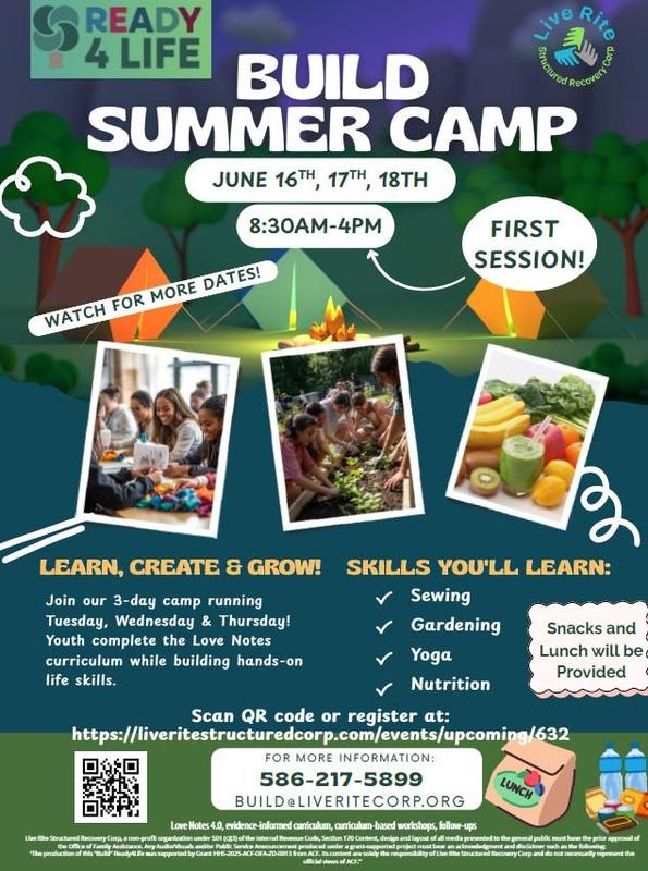 Live Rite - Build Summer Camp Featured Photo
