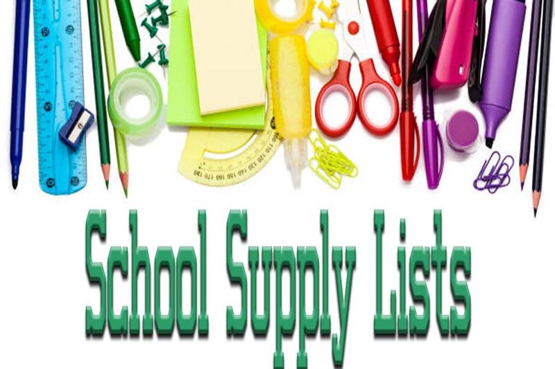 School Supply Lists