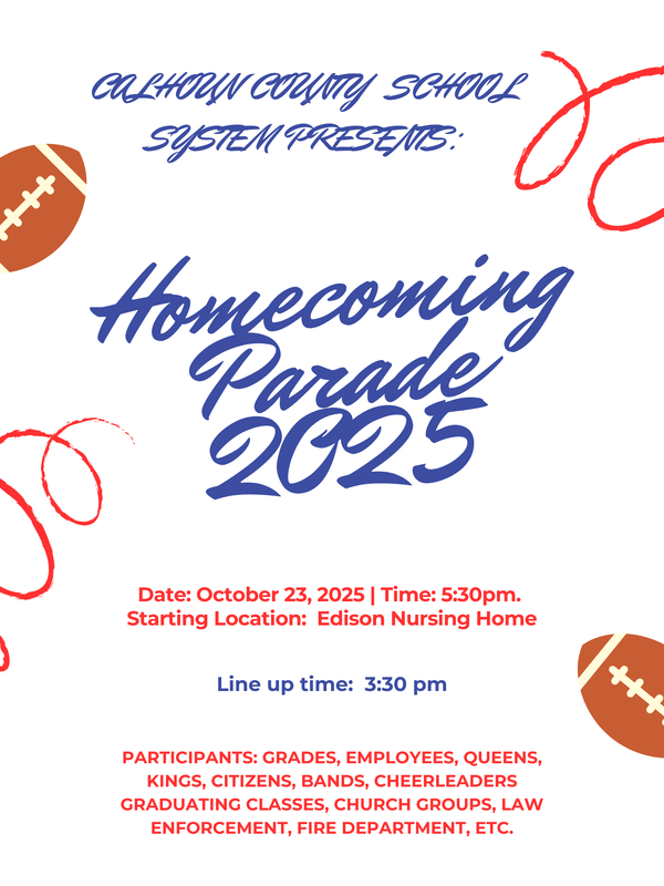 Homecoming Poster 2025 in English