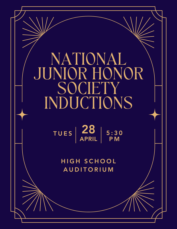 National Junior Honor Society Inductions Featured Photo