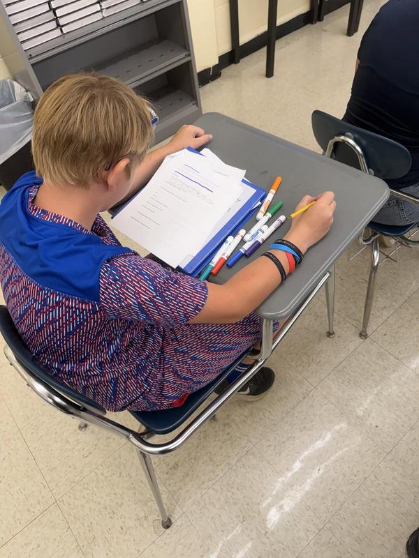 Student thinks critically